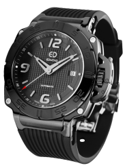 EDMOND – Booster Steel Automatic Black 44mm