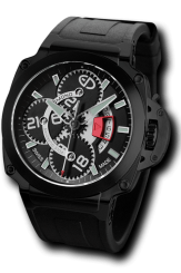 EDMOND – Pôle Guardian Black II Rubber Steel Automatic 44mm