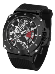 EDMOND – Pôle Guardian Steel Automatic Black 44mm