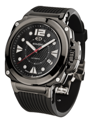 EDMOND – Pure Steel Automatic Black 44mm