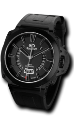 EDMOND - SPRAY Black Rubber Automatic 44mm