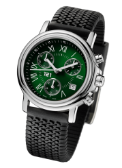 121TIME - Zenturio Steel Quartz chrono 38mm R